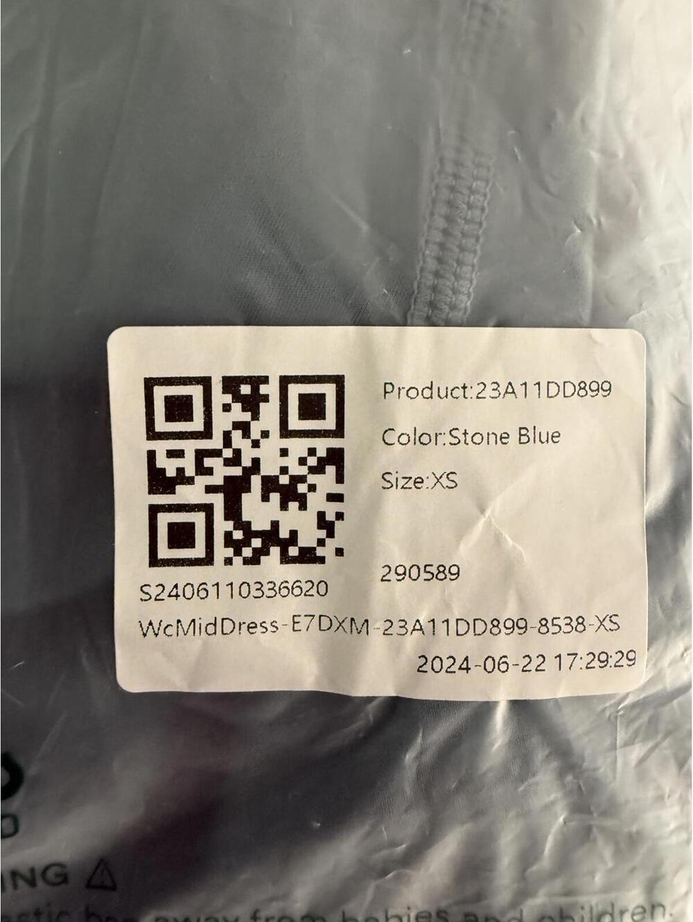 NWT Halara Breezeful High Low 2-Piece Pocket Midi Dress Stone Blue XS - Picture 16 of 16
